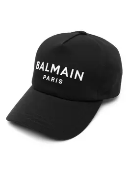 Balmain бейсболка с вышитым логотипом, черный