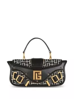 Balmain Blaze monogram shoulder bag, черный