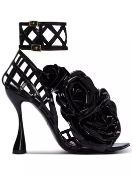 Balmain босоножки Eden 95, черный