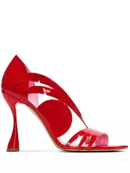 Balmain босоножки Eden 95, красный