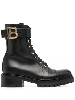 Balmain ботинки Ranger в стиле милитари, черный