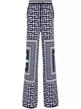 Balmain брюки прямого кроя, черный