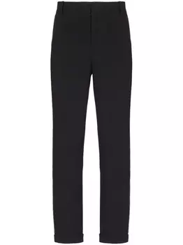 Balmain брюки с кристаллами, черный