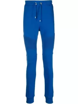 Balmain брюки с логотипом, синий