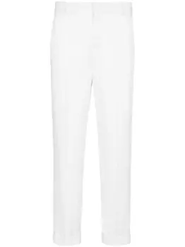 Balmain брюки с монограммой, белый