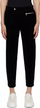 Balmain Черные брюки со вставками