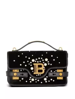 Balmain декорированная сумка на плечо B-Buzz 24, черный