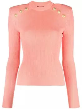 Balmain джемпер 6-Buttons, оранжевый