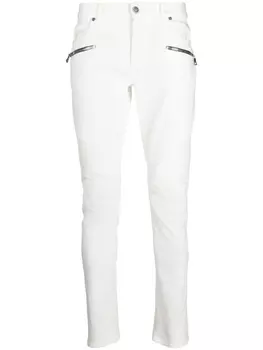 Balmain джинсы скинни средней посадки, белый