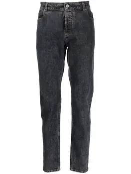 Balmain джинсы средней посадки, черный