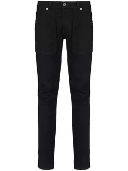 Balmain джинсы узкого кроя, черный