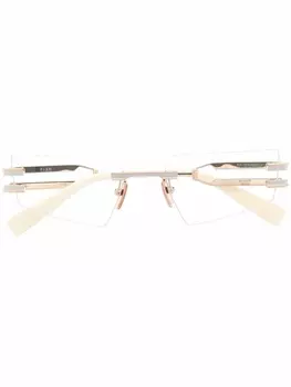 Balmain Eyewear очки Fixe в безободковой оправе, золотистый