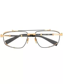 Balmain Eyewear очки-пилоты в двух тонах, черный