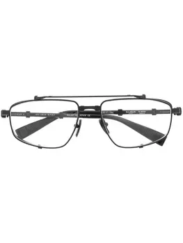 Balmain Eyewear очки с логотипом, черный