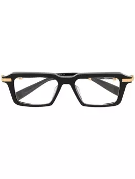 Balmain Eyewear очки в квадратной оправе, черный