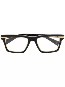 Balmain Eyewear очки в квадратной оправе, черный