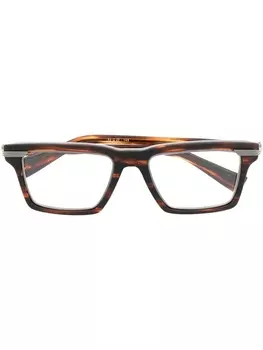 Balmain Eyewear очки в квадратной оправе, коричневый