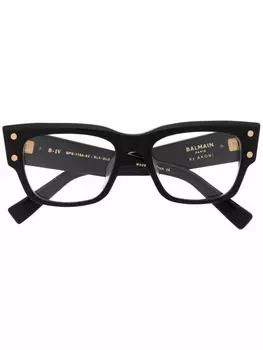 Balmain Eyewear очки в оправе 'кошачий глаз', черный