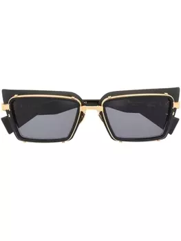 Balmain Eyewear солнцезащитные очки Admirable в прямоугольной оправе, черный