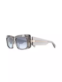 Balmain Eyewear солнцезащитные очки B-ll в массивной оправе, серый