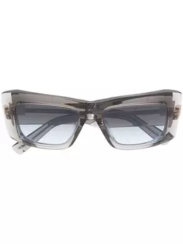 Balmain Eyewear солнцезащитные очки B-ll в массивной оправе, серый