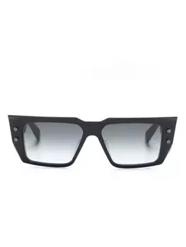 Balmain Eyewear солнцезащитные очки BVI в оправе 'кошачий глаз', черный
