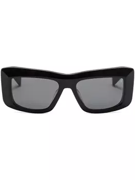 Balmain Eyewear солнцезащитные очки Envie в прямоугольной оправе, черный
