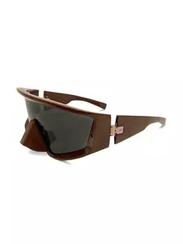 Balmain Eyewear солнцезащитные очки-маска Espion, коричневый