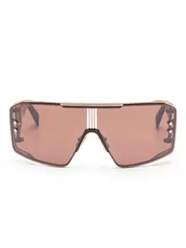 Balmain Eyewear солнцезащитные очки-пилоты Le Masque, коричневый