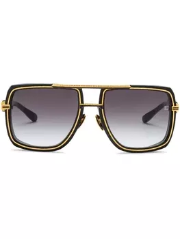 Balmain Eyewear солнцезащитные очки-пилоты Soldier, золотистый