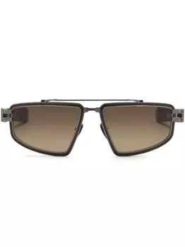 Balmain Eyewear солнцезащитные очки-пилоты Titan с затемненными линзами, черный