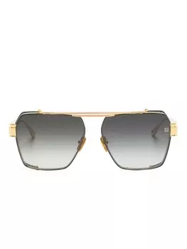 Balmain Eyewear солнцезащитные очки-пилоты, золотистый