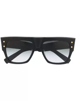 Balmain Eyewear солнцезащитные очки с градиентными линзами, черный