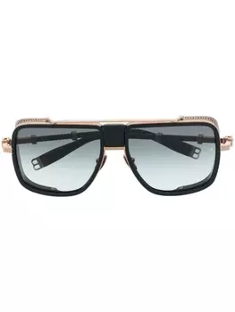 Balmain Eyewear солнцезащитные очки с затемненными линзами, черный
