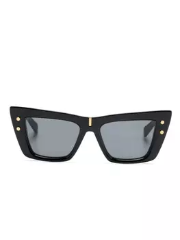 Balmain Eyewear солнцезащитные очки в оправе «кошачий глаз» B-eye, черный