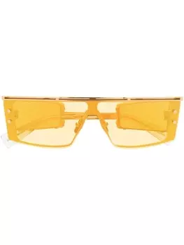 Balmain Eyewear солнцезащитные очки Wonder Boy III в прямоугольной оправе, желтый