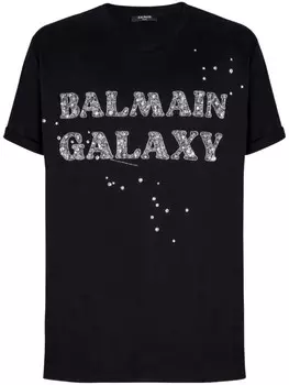 Balmain футболка Galaxy, черный