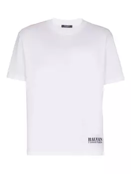 Balmain футболка с логотипом, белый