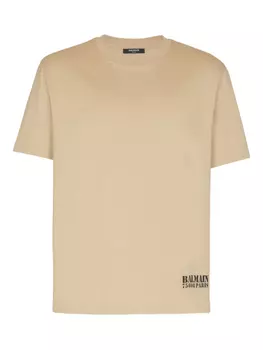 Balmain футболка с логотипом, нейтральный
