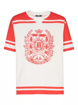 Balmain футболка с логотипом, нейтральный