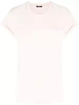 Balmain футболка с логотипом, розовый