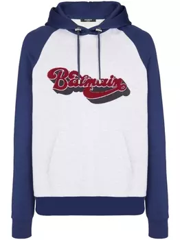 Balmain худи Bouclette 70s, белый