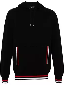 Balmain худи с монограммой PB, черный