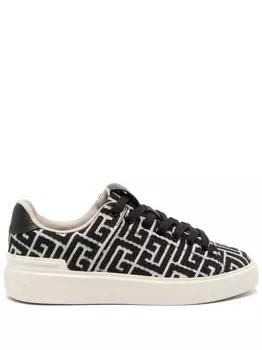 Balmain кеды B-Court, черный
