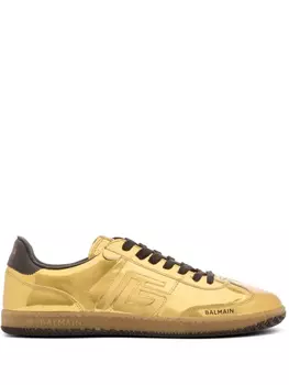 Balmain кеды Swan с зеркальным эффектом, золотой