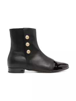 Balmain Kids ботинки с логотипом, черный