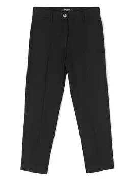 Balmain Kids брюки из вирджинской шерсти, черный
