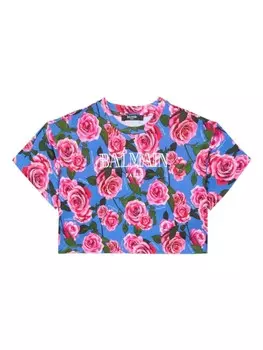 Balmain Kids футболка Vintage Balmain, синий