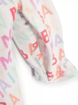 Balmain Kids "комплект из комбинезона, шапки и нагрудника", белый