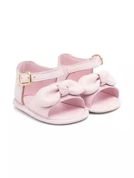 Balmain Kids кожаные сандалии, розовый